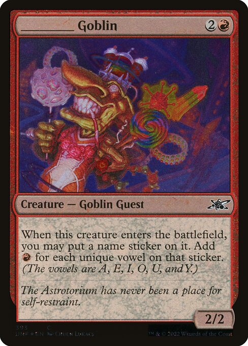 _____ Goblin. Beispielbild: Edition, Artwork und Veredelung können abweichen. Maßgeblich sind die Angaben zum ausgewählten Print.