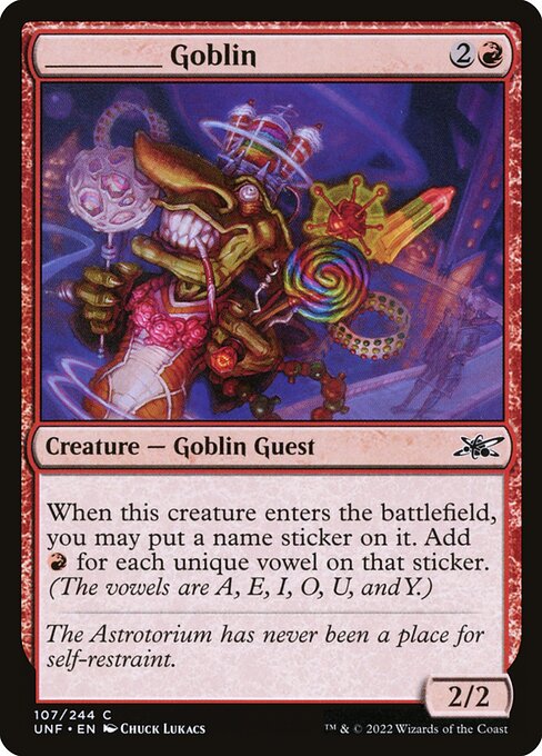 _____ Goblin. Beispielbild: Edition, Artwork und Veredelung können abweichen. Maßgeblich sind die Angaben zum ausgewählten Print.