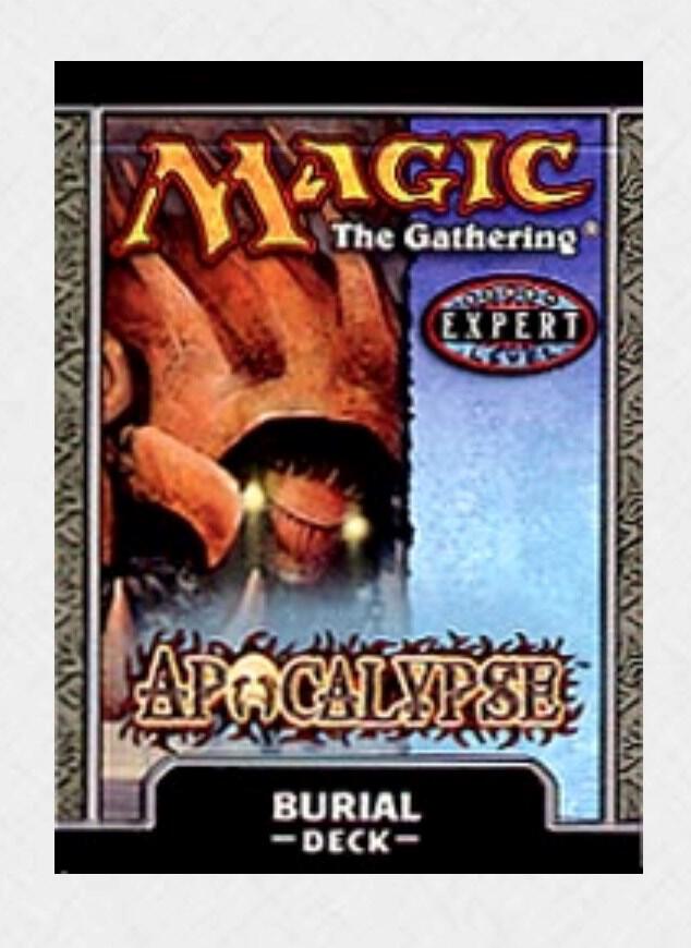 Deck · Apocalypse Theme Deck Burial