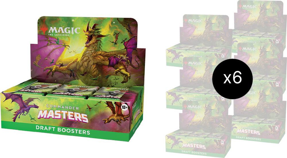 Booster-Umkarton · Commander Masters Draft Booster Box Case