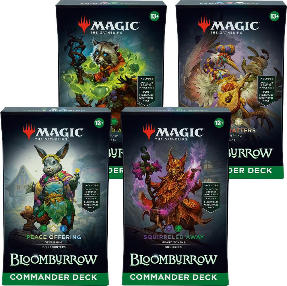Deck-Display · Bloomburrow Commander Deck Display