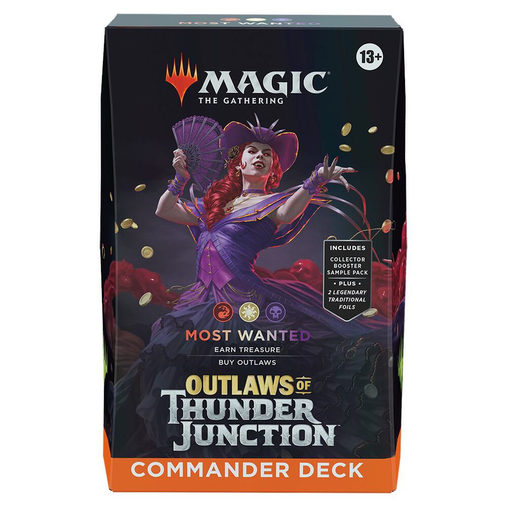 Deck · Outlaws of Thunder Junction Commander Deck Most Wanted
