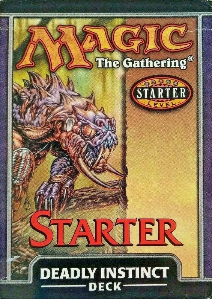 Deck · Starter 1999 Theme Deck Deadly Instinct