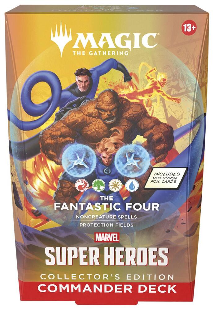 Deck · Marvel Super Heroes Commander Deck The Fantastic Four Collector's Edition