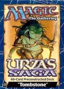 Deck · Urzas Saga Theme Deck Tombstone