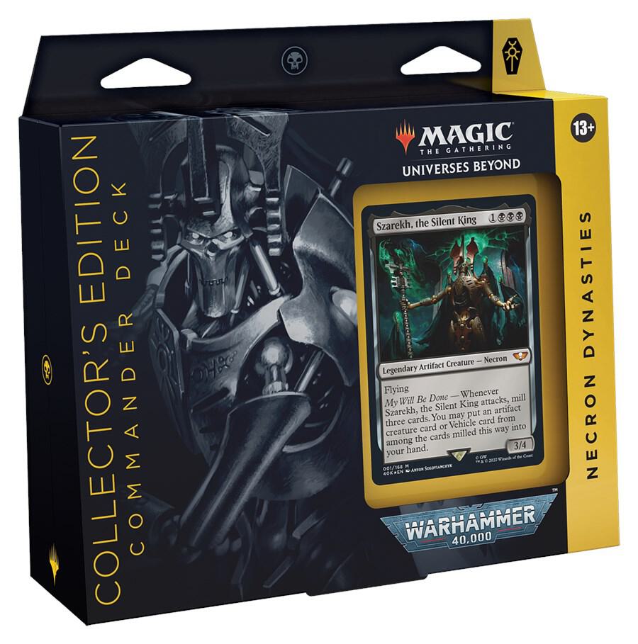 Deck · Warhammer 40000 Commander Deck Necron Dynasties Collectors Edition