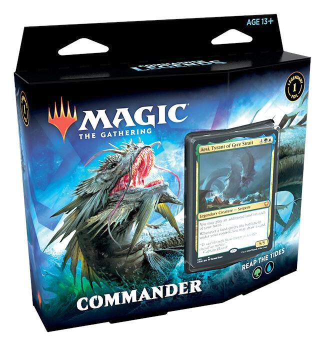 Deck · Commander Legends Commander Deck Reap the Tides