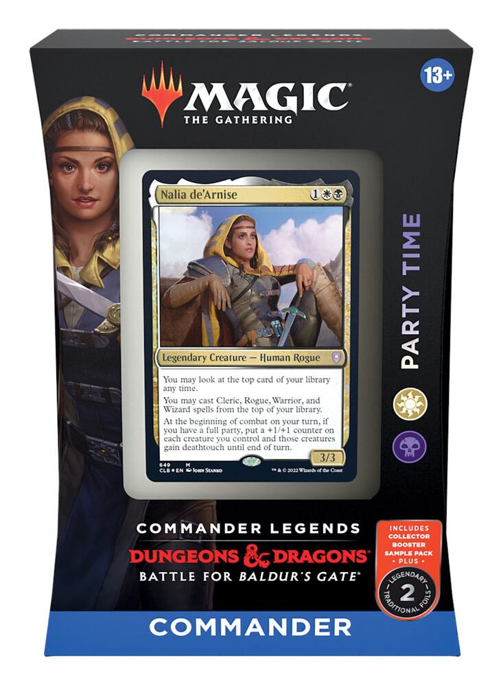 Deck · Commander Legends Battle for Baldurs Gate Commander Deck Party Time