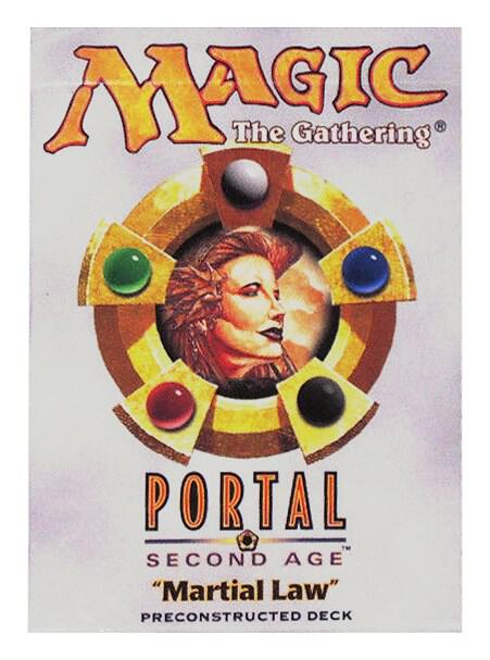 Deck · Portal Second Age Theme Deck Martial Law