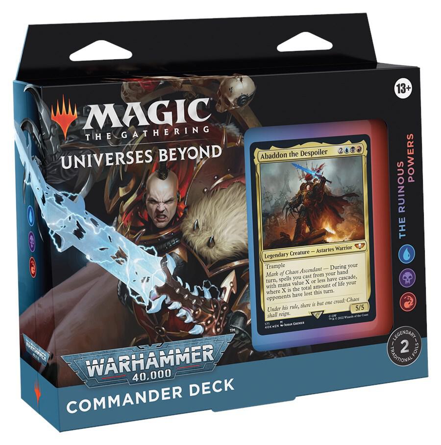 Deck · Warhammer 40000 Commander Deck The Ruinous Powers