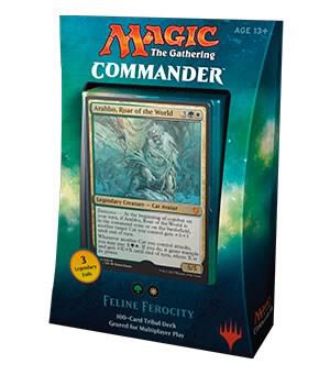 Deck · Commander 2017 Commander Deck Feline Ferocity