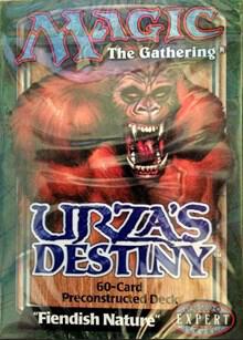 Deck · Urzas Destiny Theme Deck Fiendish Nature