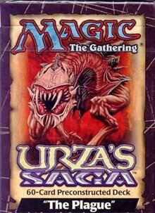 Deck · Urzas Saga Theme Deck The Plague