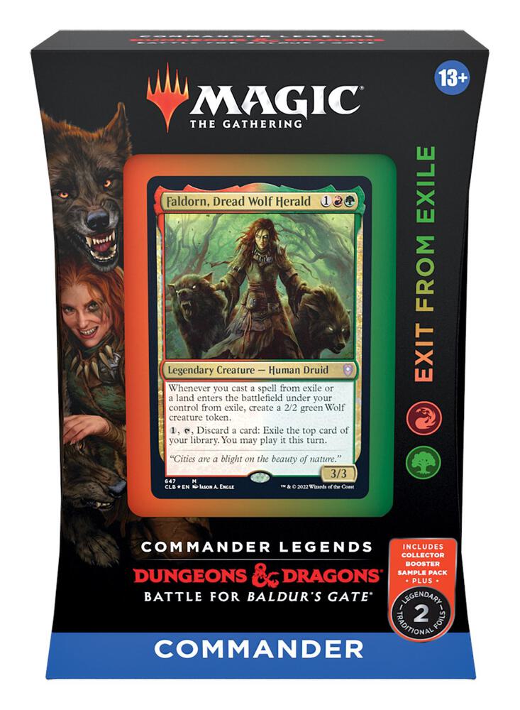 Deck · Commander Legends Battle for Baldurs Gate Commander Deck Exit from Exile