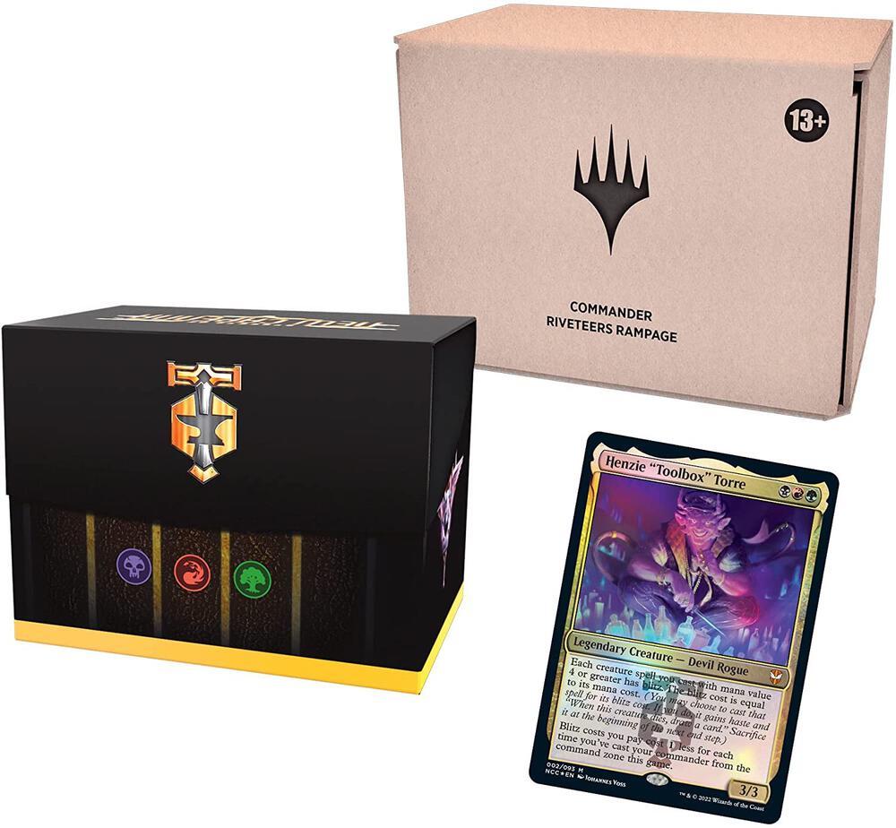 Deck · Streets of New Capenna Commander Deck Riveteers Rampage Minimal Packaging