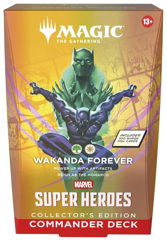 Deck · Marvel Super Heroes Commander Deck Wakanda Forever Collector's Edition