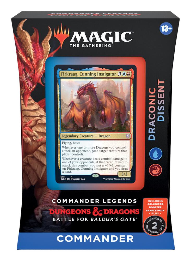 Deck · Commander Legends Battle for Baldurs Gate Commander Deck Draconic Dissent