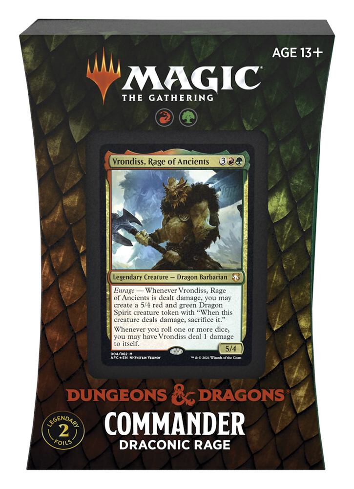Deck · Adventures in the Forgotten Realms Commander Deck Draconic Rage