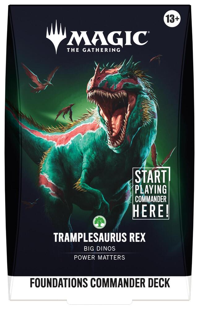 Deck · Foundations Commander Deck Tramplesaurus Rex