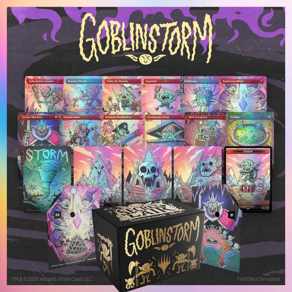Deck · Secret Lair Commander Deck Goblin Storm