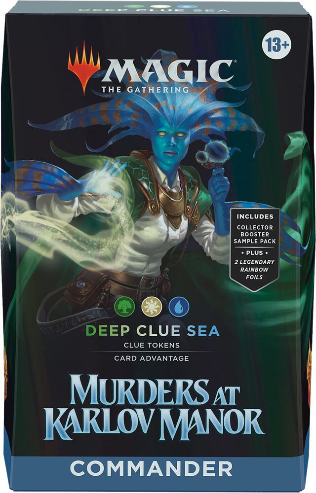 Deck · Murders at Karlov Manor Commander Deck Deep Clue Sea