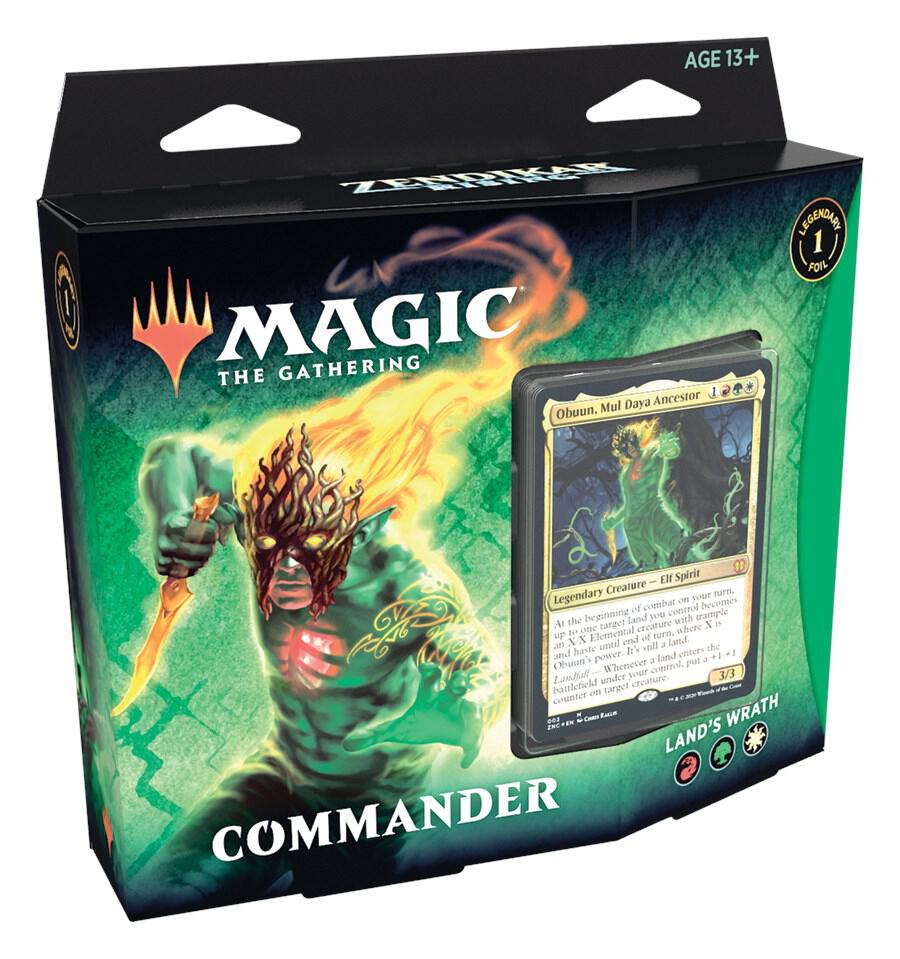 Deck · Zendikar Rising Commander Deck Lands Wrath