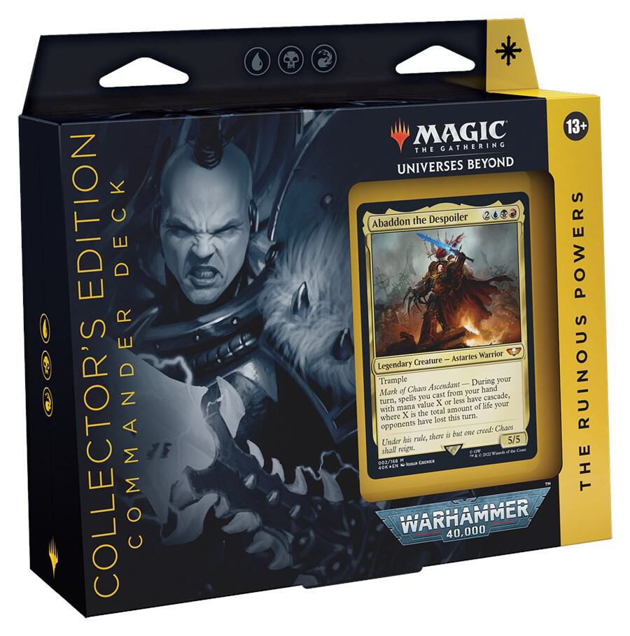 Deck · Warhammer 40000 Commander Deck The Ruinous Powers Collectors Edition