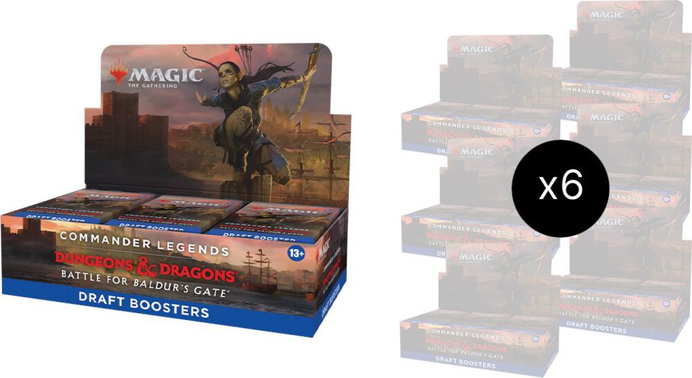 Booster-Umkarton · Commander Legends Battle for Baldurs Gate Draft Booster Box Case