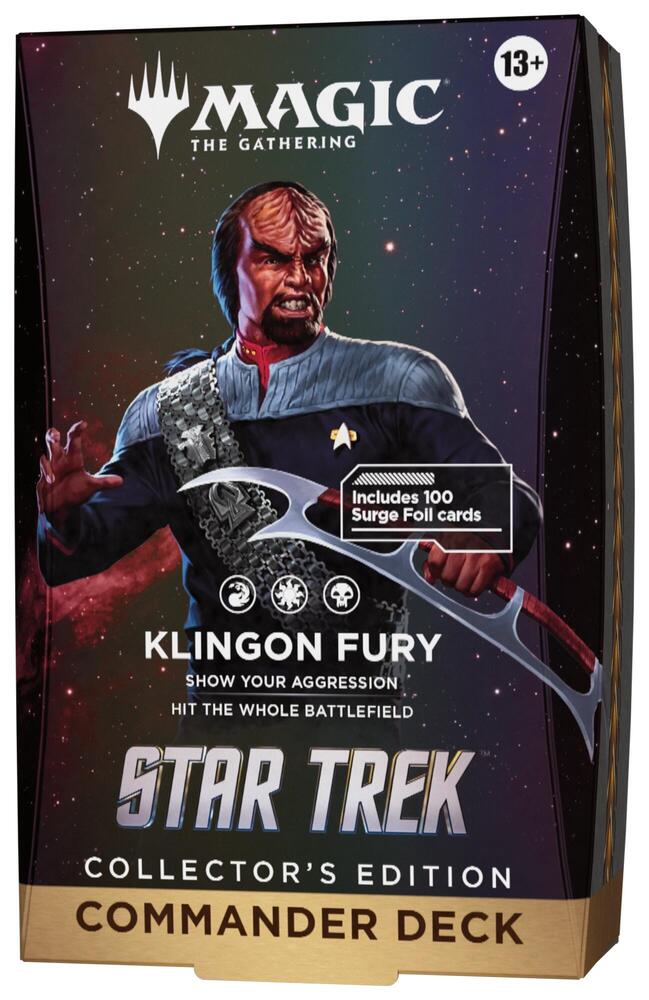 Deck · Star Trek Commander Deck Klingon Fury Collectors Edition