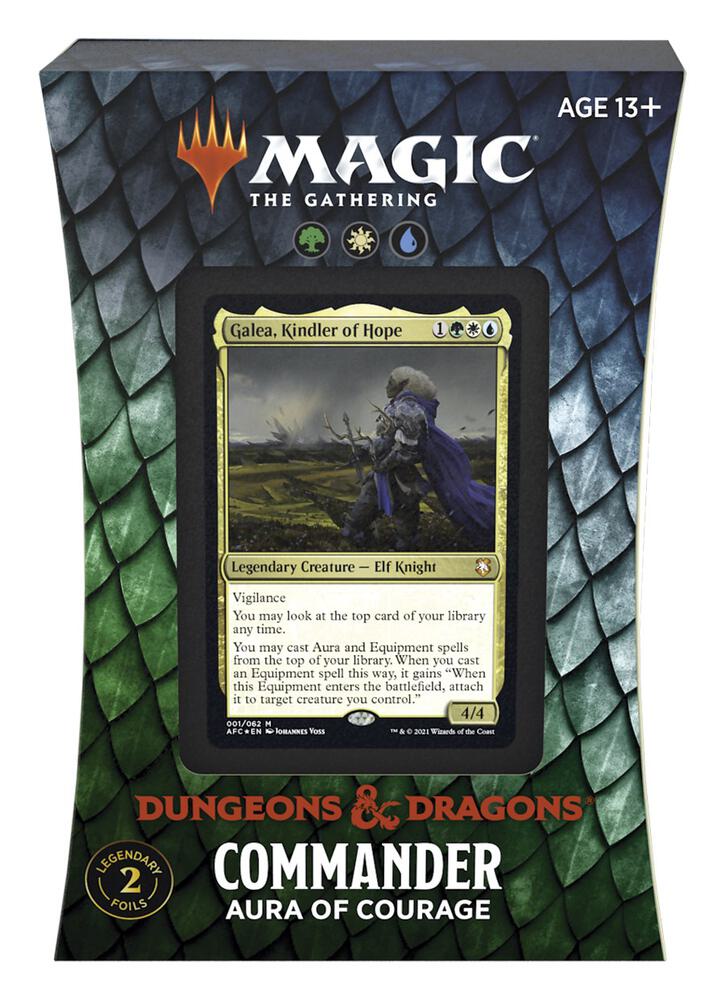 Deck · Adventures in the Forgotten Realms Commander Deck Aura of Courage