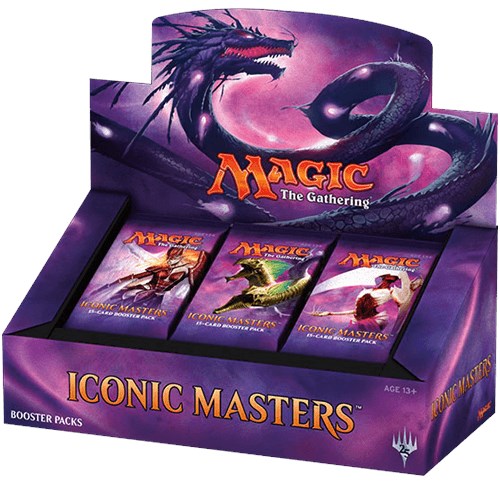 Booster-Display · Iconic Masters Draft Booster Box