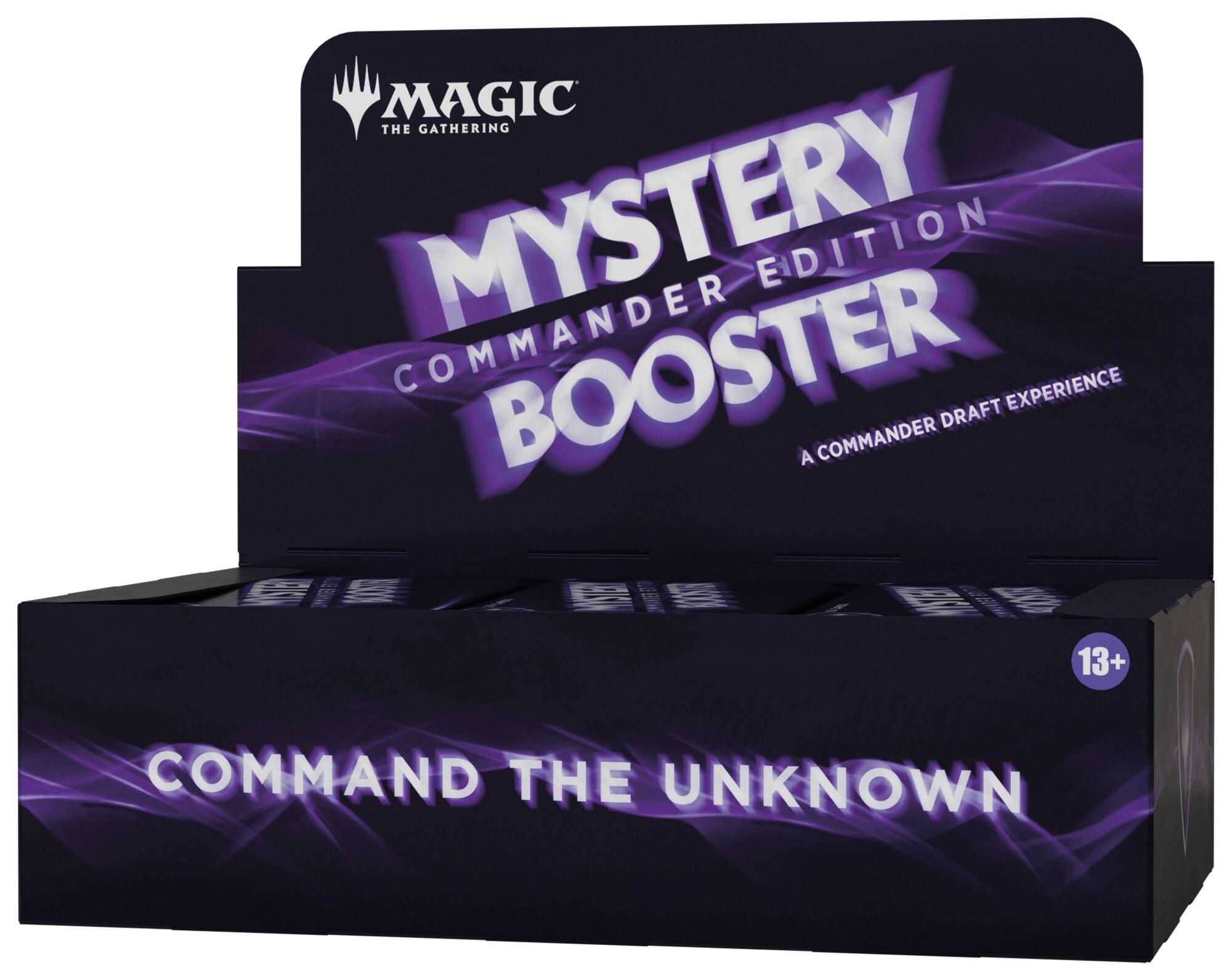 Booster-Display · Mystery Booster Commander Edition Booster Box
