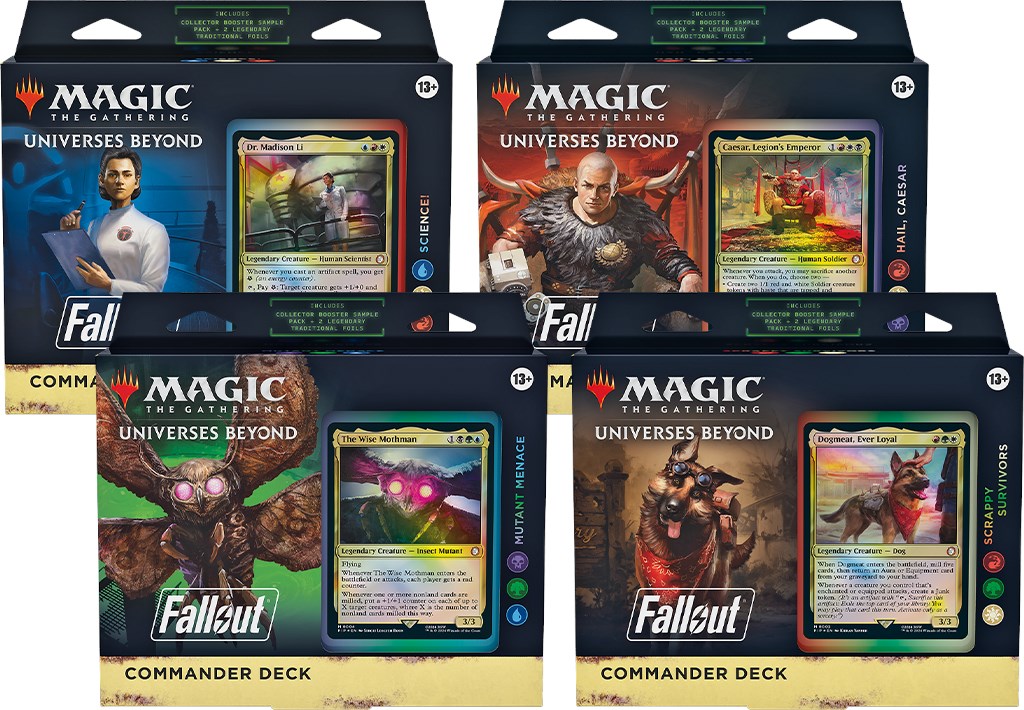 Deck-Display · Fallout Commander Deck Display