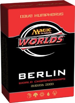 Deck · 2003 World Championship Deck Dave Humpherys