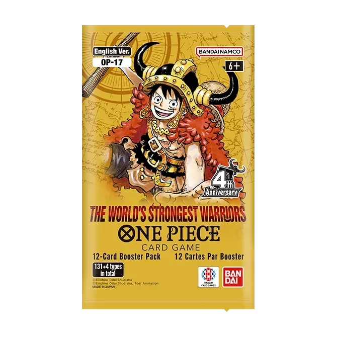 BOOSTER PACK -THE WORLD’S STRONGEST WARRIORS- [OP-17] – Booster Pack