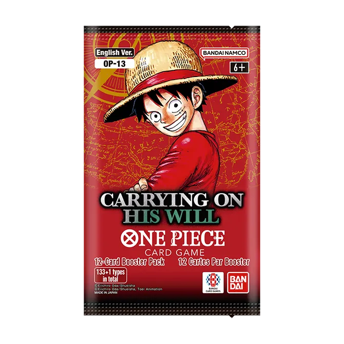 BOOSTER PACK -CARRYING ON HIS WILL- [OP-13] – Booster Pack