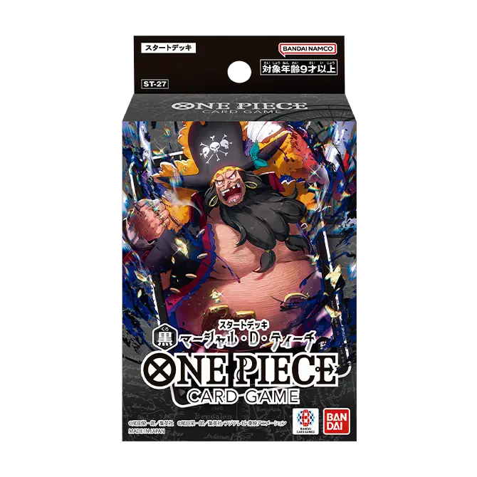 One Piece Starterdeck Marshall D. Teach – Schwarz – ST-27