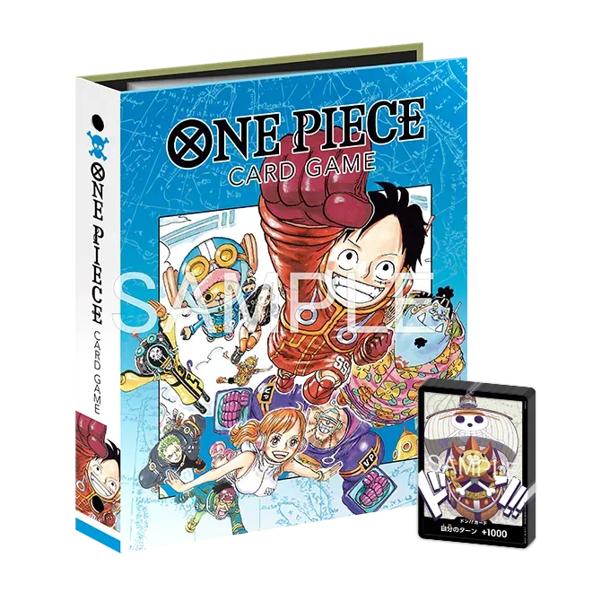 One Piece Sammelordner mit Karten · official-9poket-binder001 – Japanische Ausgabe