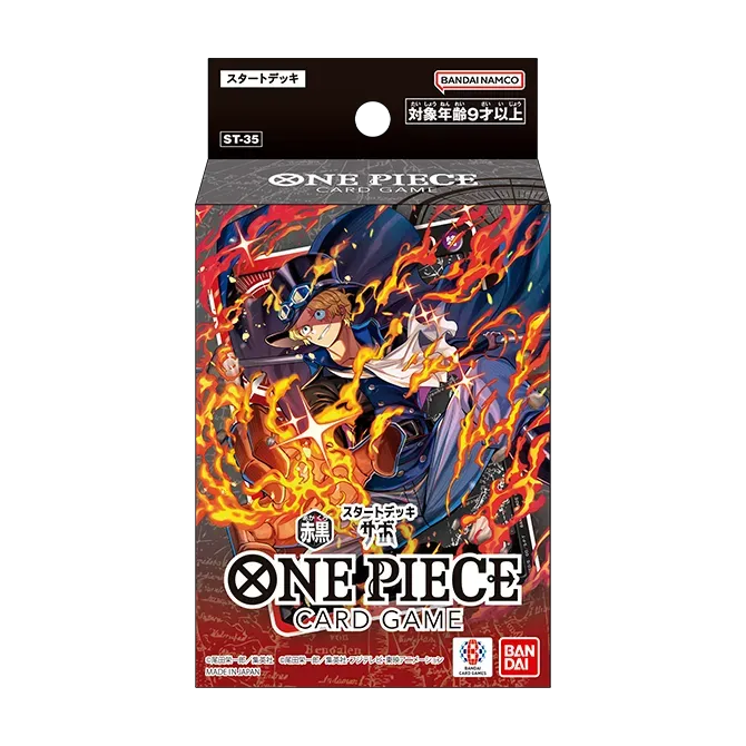 One Piece Starterdeck Sabo – Rot/Schwarz – ST-35