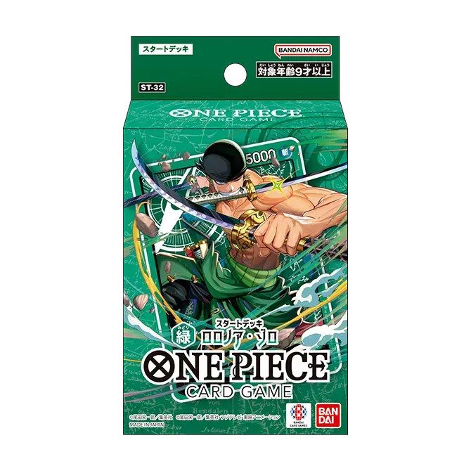 One Piece Starterdeck Lorenor Zorro – Grün – ST-32