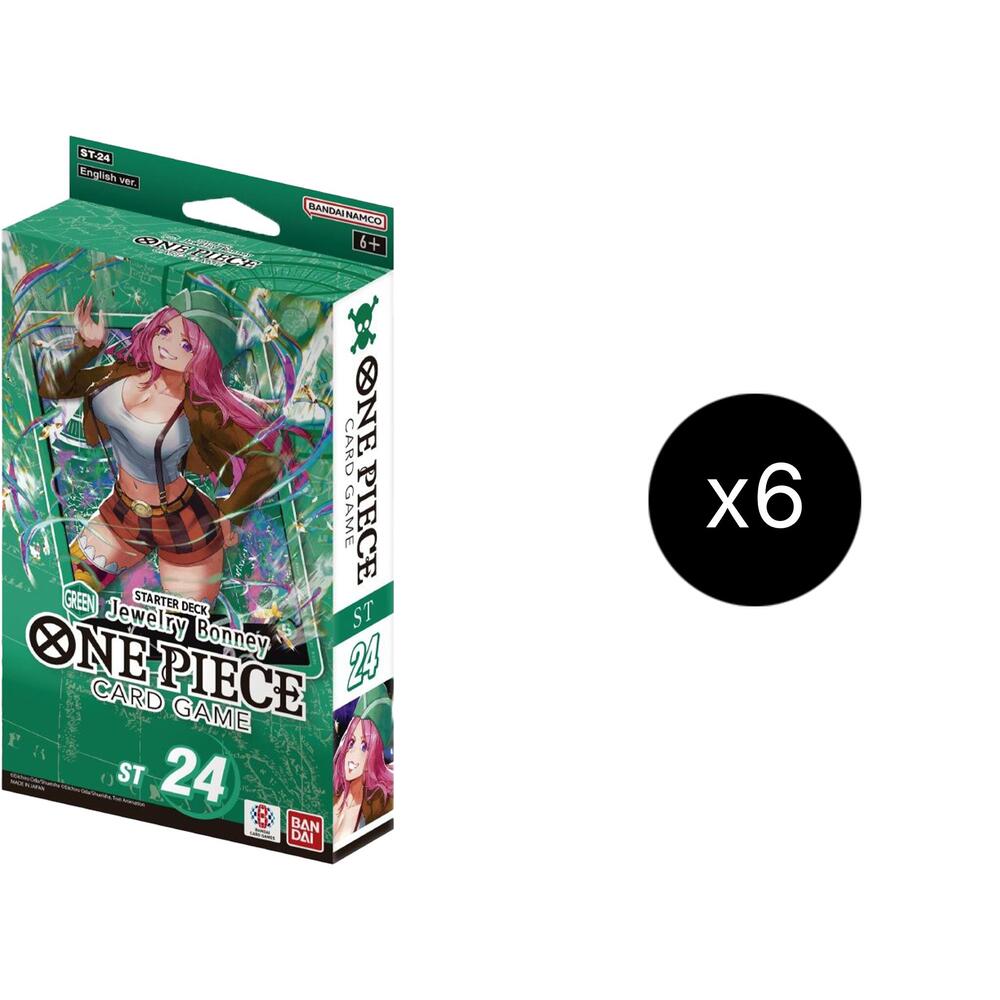 One Piece Starter Deck 24: GREEN Jewelry Bonney Display – Englisch