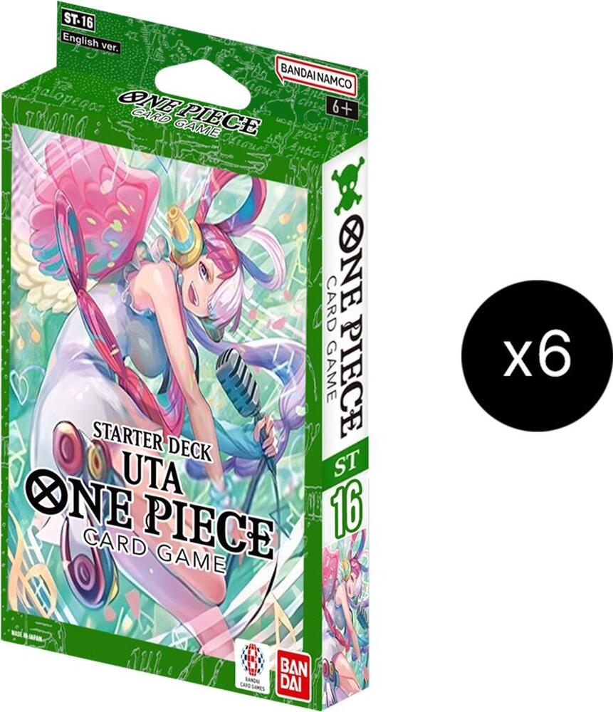 One Piece Starter Deck 16: GREEN Uta Display – Englisch