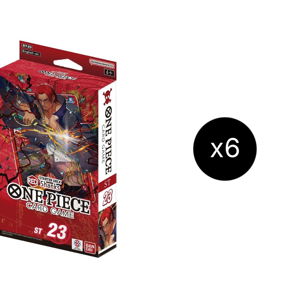 One Piece Starter Deck 23: RED Shanks Display – Englisch