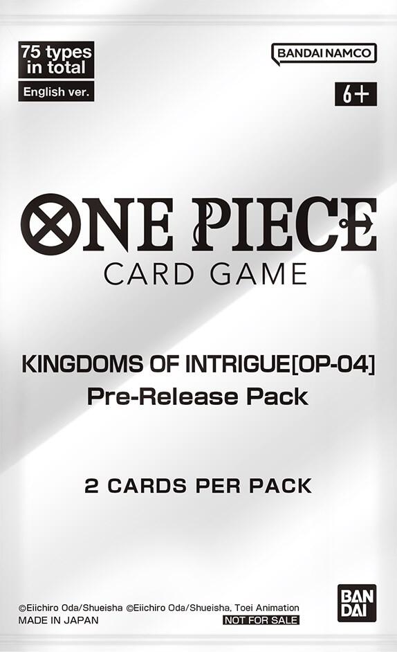 One Piece Kingdoms of Intrigue - Pre-Release Pack – Englisch