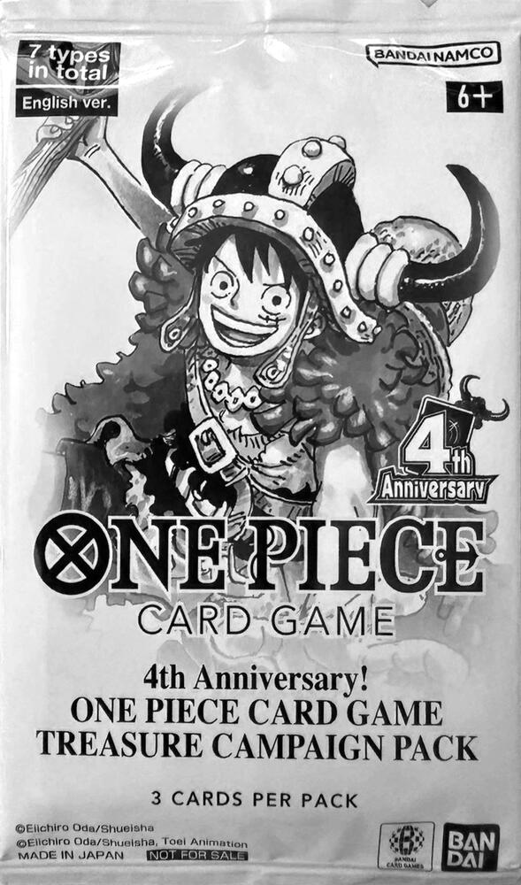 One Piece 4th Anniversary One Piece Card Game Treasure Campaign Pack – Englisch