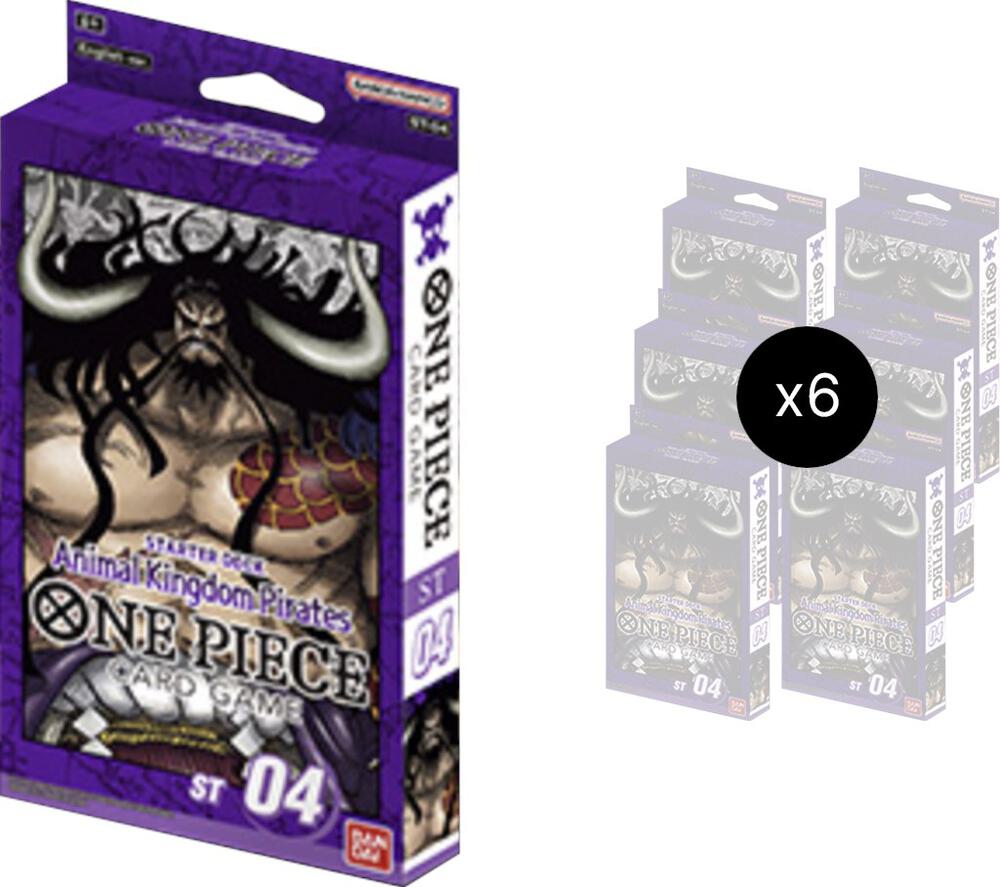 One Piece Starter Deck 4: Animal Kingdom Pirates Display – Englisch