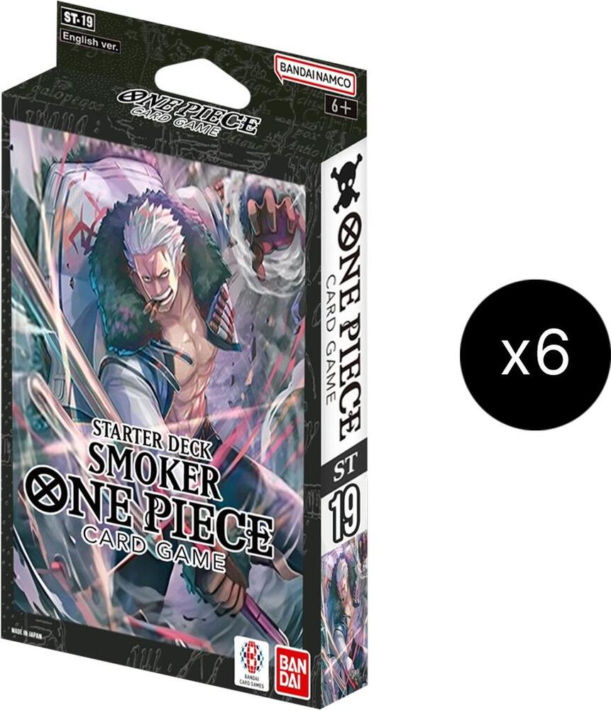 One Piece Starter Deck 19: BLACK Smoker Display – Englisch