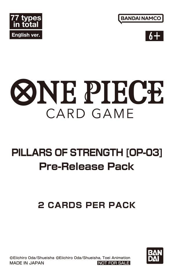 One Piece Pillars of Strength - Pre-Release Pack – Englisch