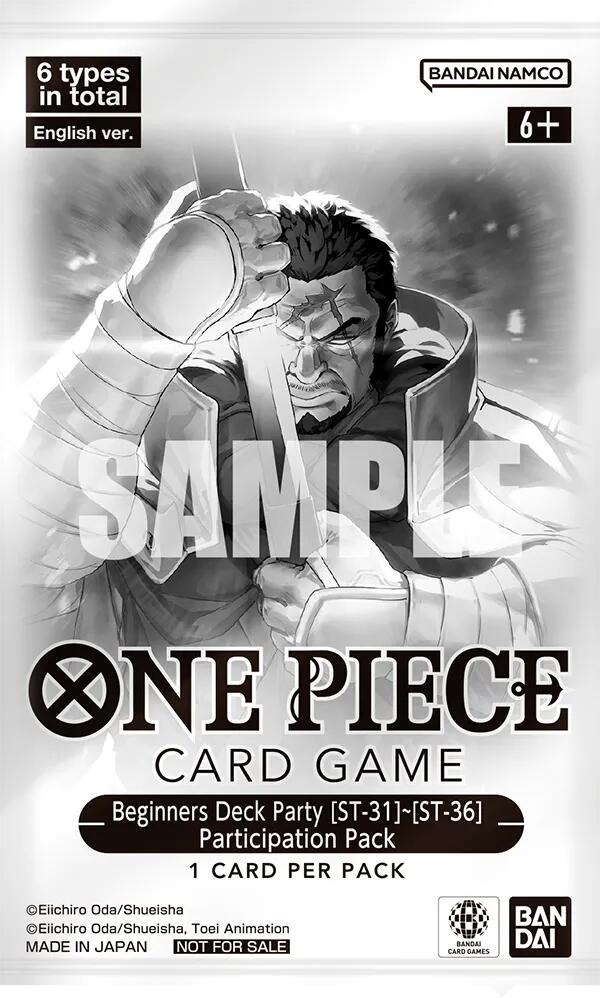 One Piece Beginners Deck Party [ST-31] - [ST-36] Participation Pack – Englisch