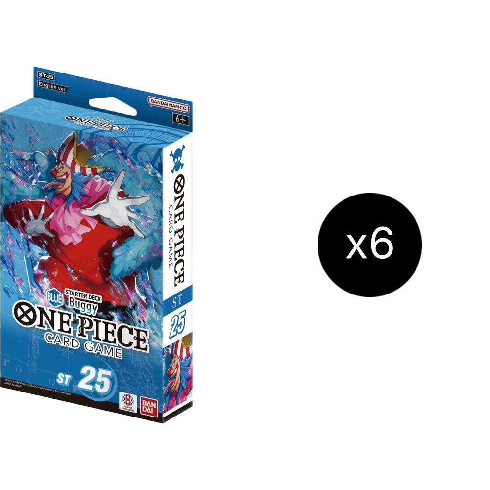 One Piece Starter Deck 25: BLUE Buggy Display – Englisch